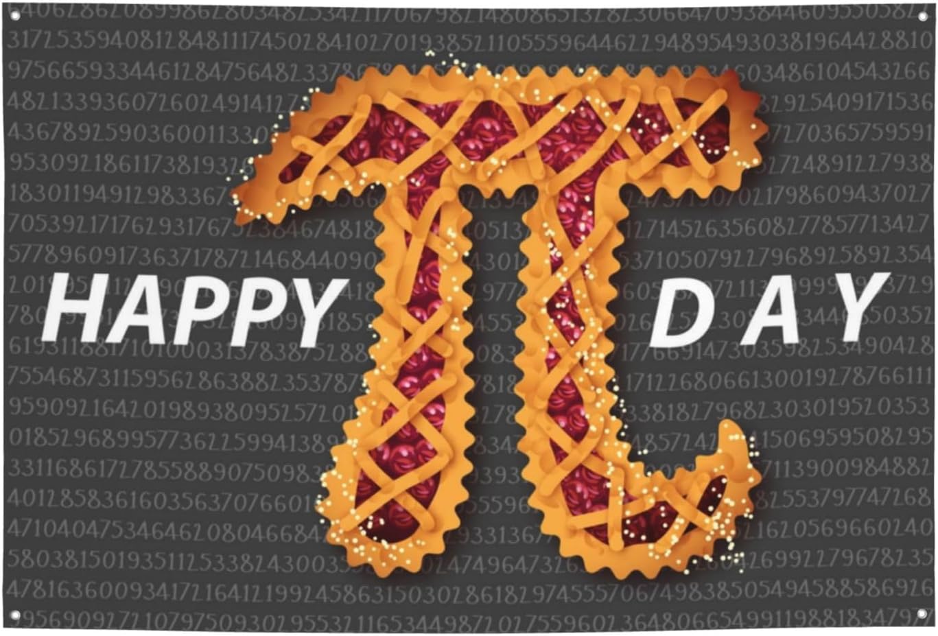 Funny Pi Day Spiral Math 314 Banner 47x71in