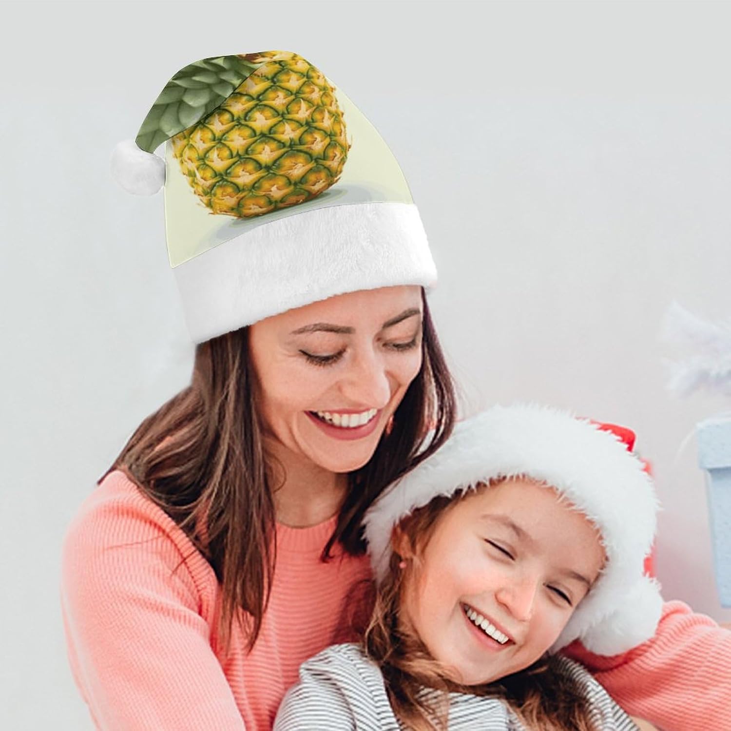 Santa Hat Pineapple Christmas Headwear for Adults