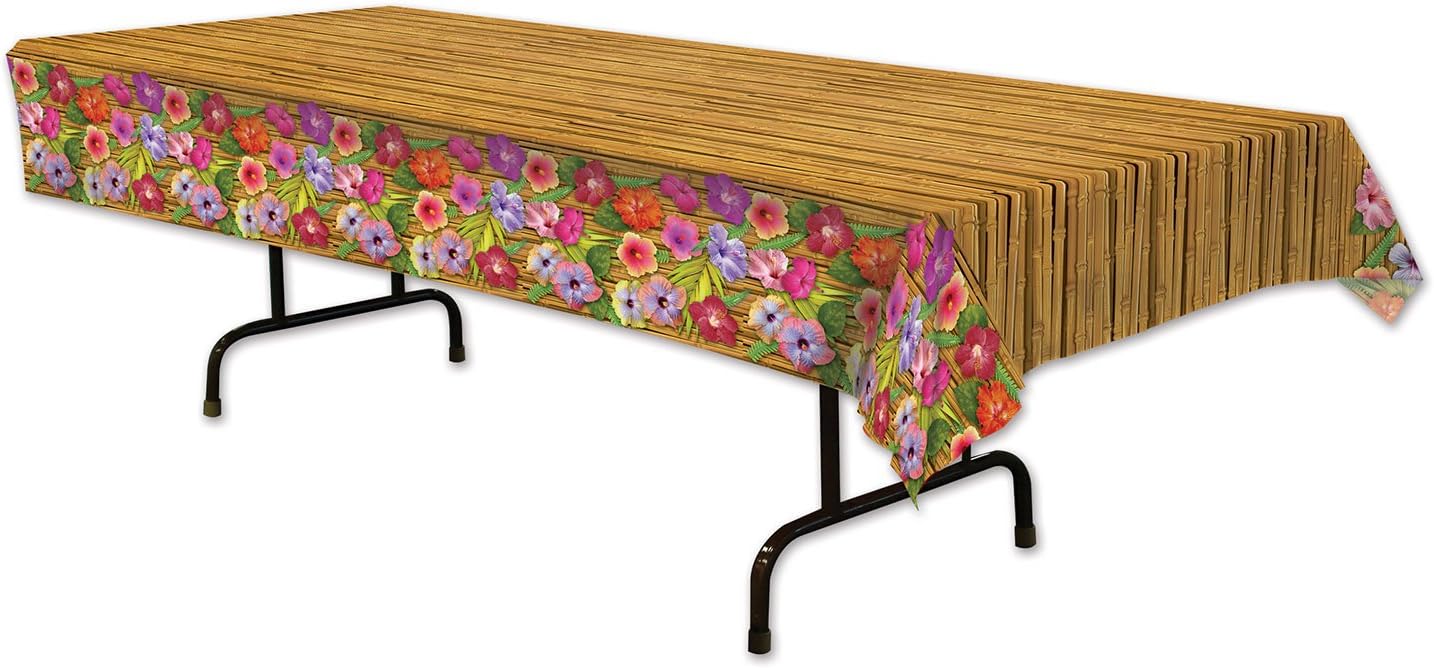 Beistle Luau Tablecover Set of 3
