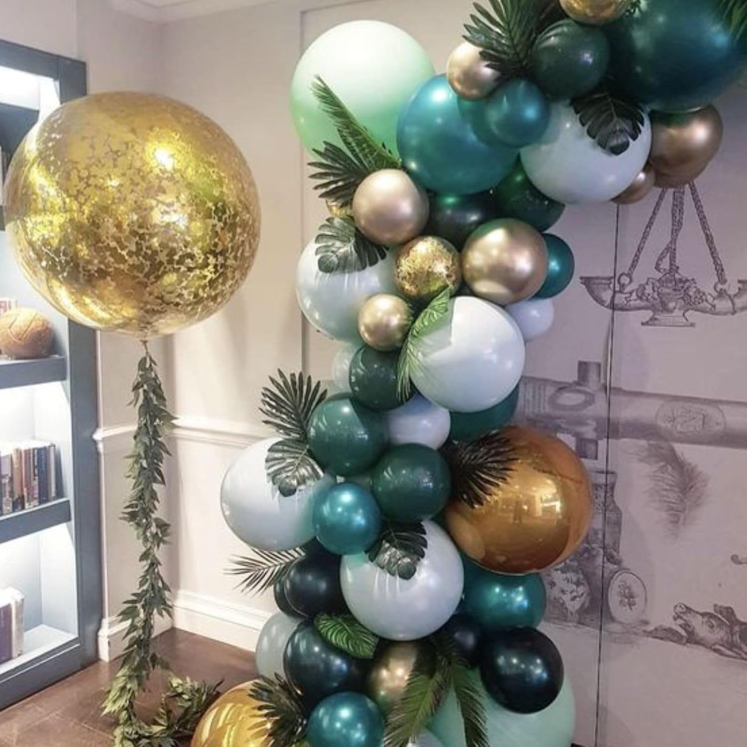 FEYG Teal Balloons 60 Pcs 12 Inches Set