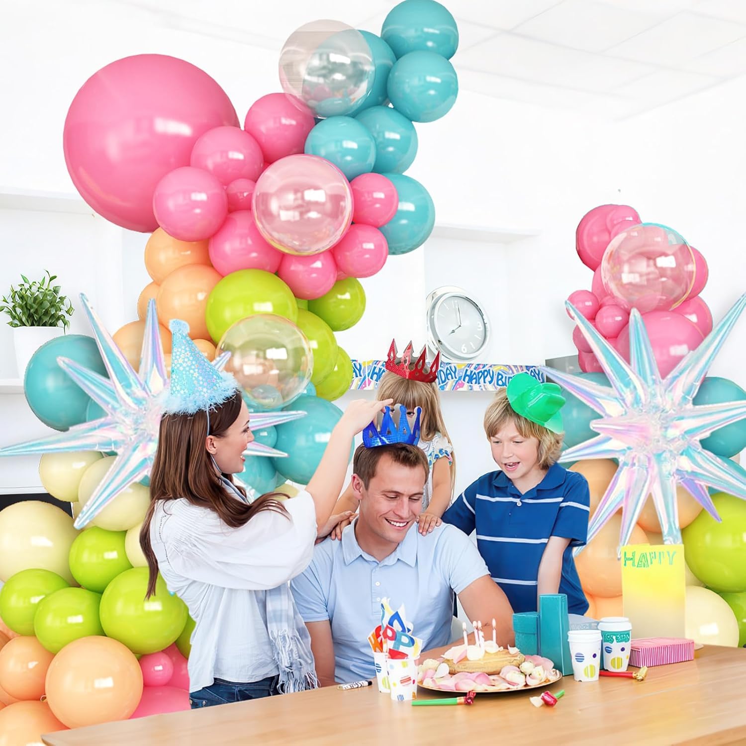 HILAVO Summer Tropical Balloon Garland Kit