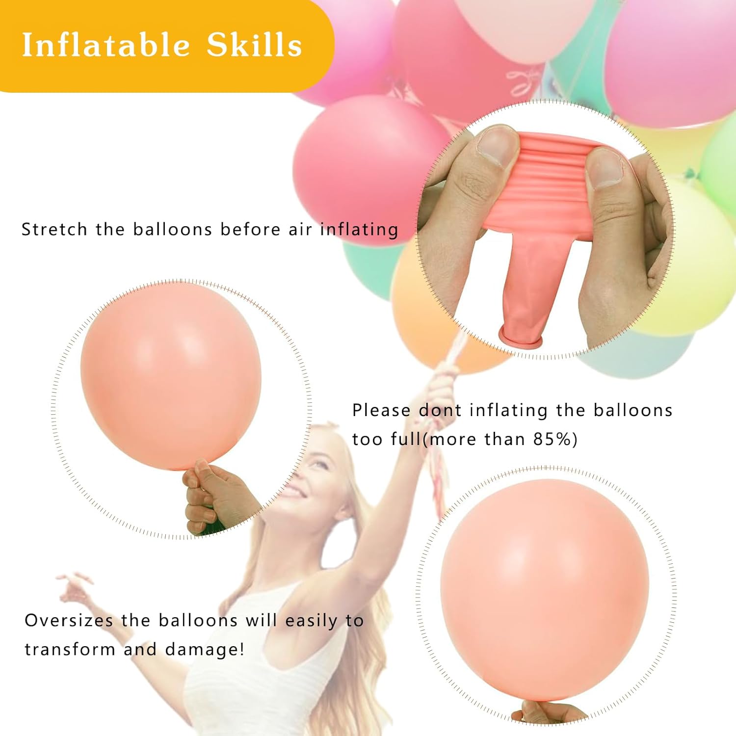 XIHAOYOO Blush Pink Balloons 60 Pcs 12 Inch Set