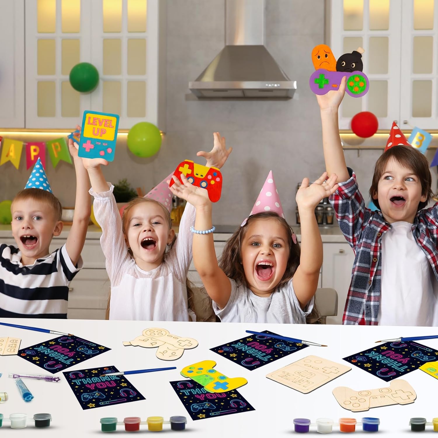 GOGREENWOVEN Video Game Party Favors 12 PCS