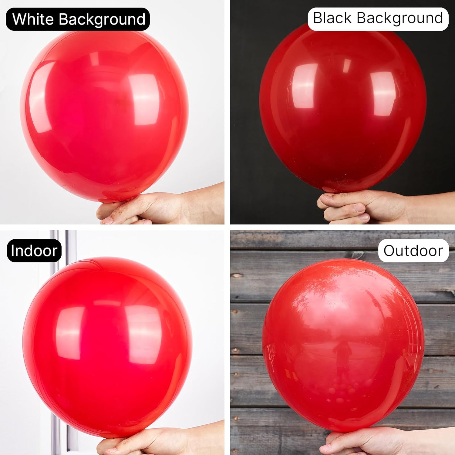 PartyWoo 152 pcs Red Balloons Arch Kit Garland Decorations