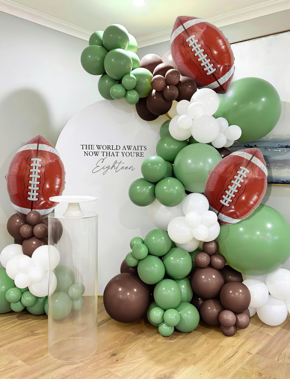 Football Balloon Garland Arch Kit 130pcs