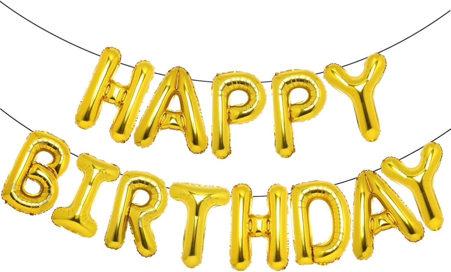 Accevo Happy Birthday Balloons 16 Inch Mylar Decorations
