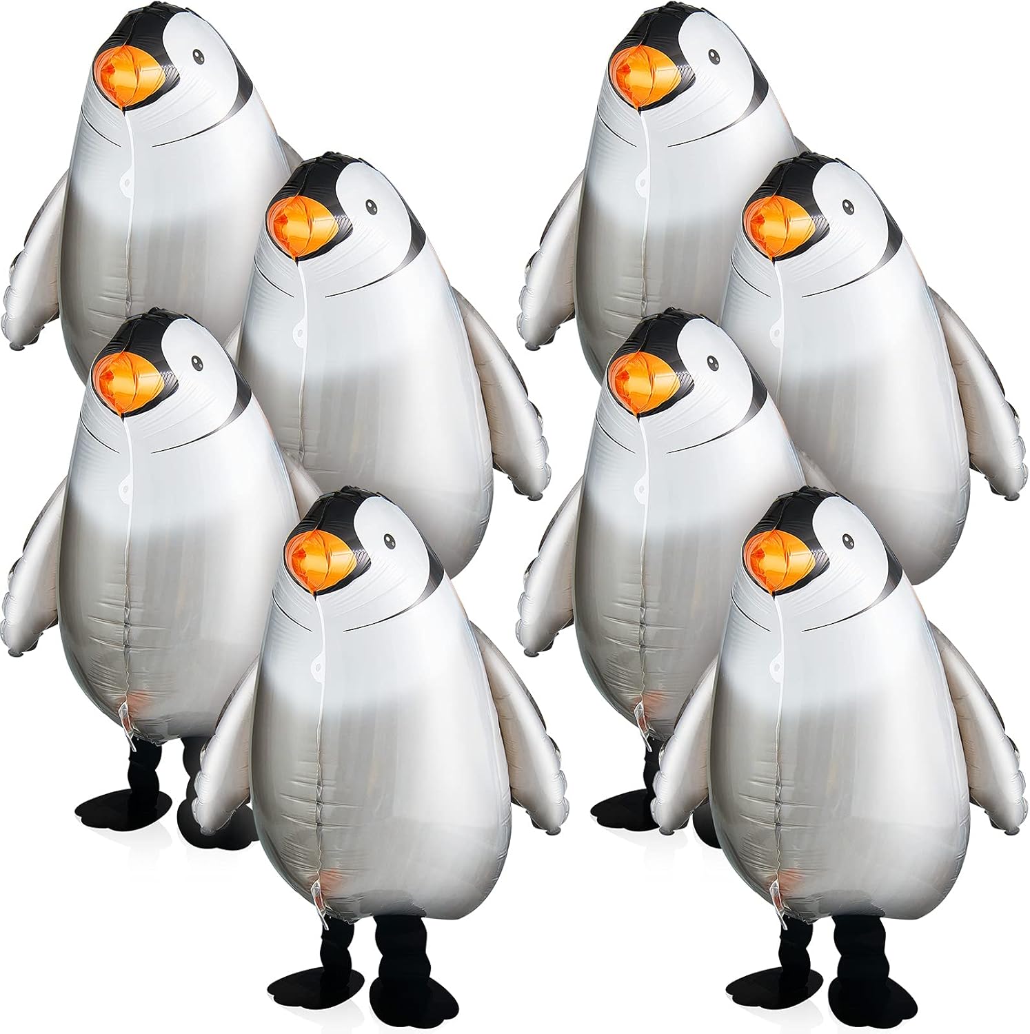Aoriher 9 Piece Walking Penguin Balloons Party Decorations