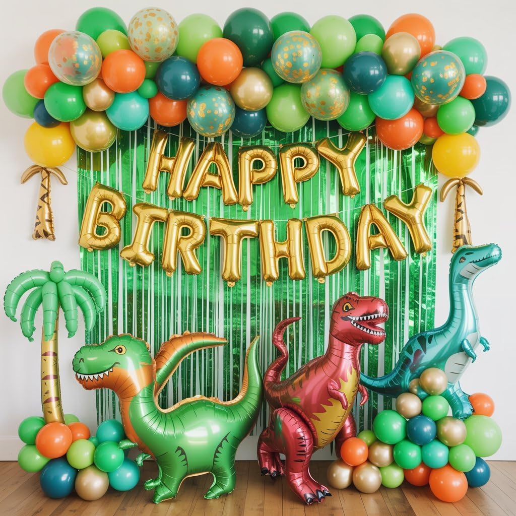 Cudory Dinosaur Balloons 50 Pcs Party Decor