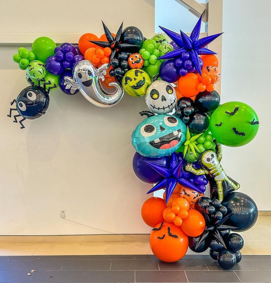 Halloween Balloons Decorations 60PCS 12 Inch Set