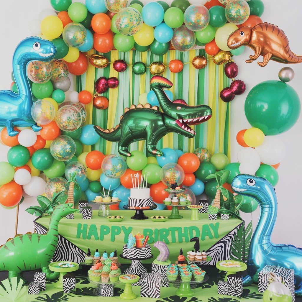 Cudory Dinosaur Balloons 50 Pcs Party Decor