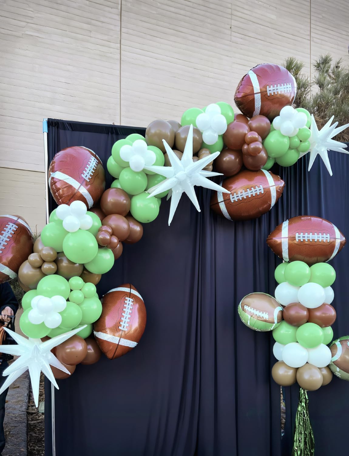 Football Balloon Garland Arch Kit 130pcs