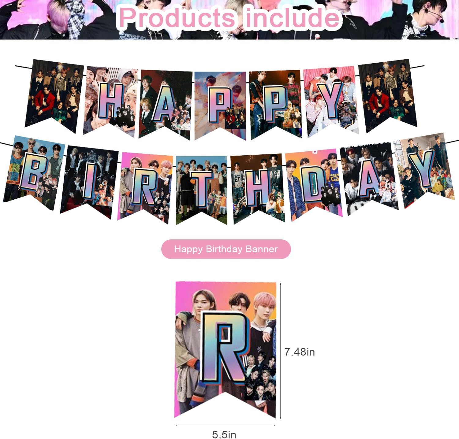 E-NHYPEN Themed Party Balloons Decorations Set