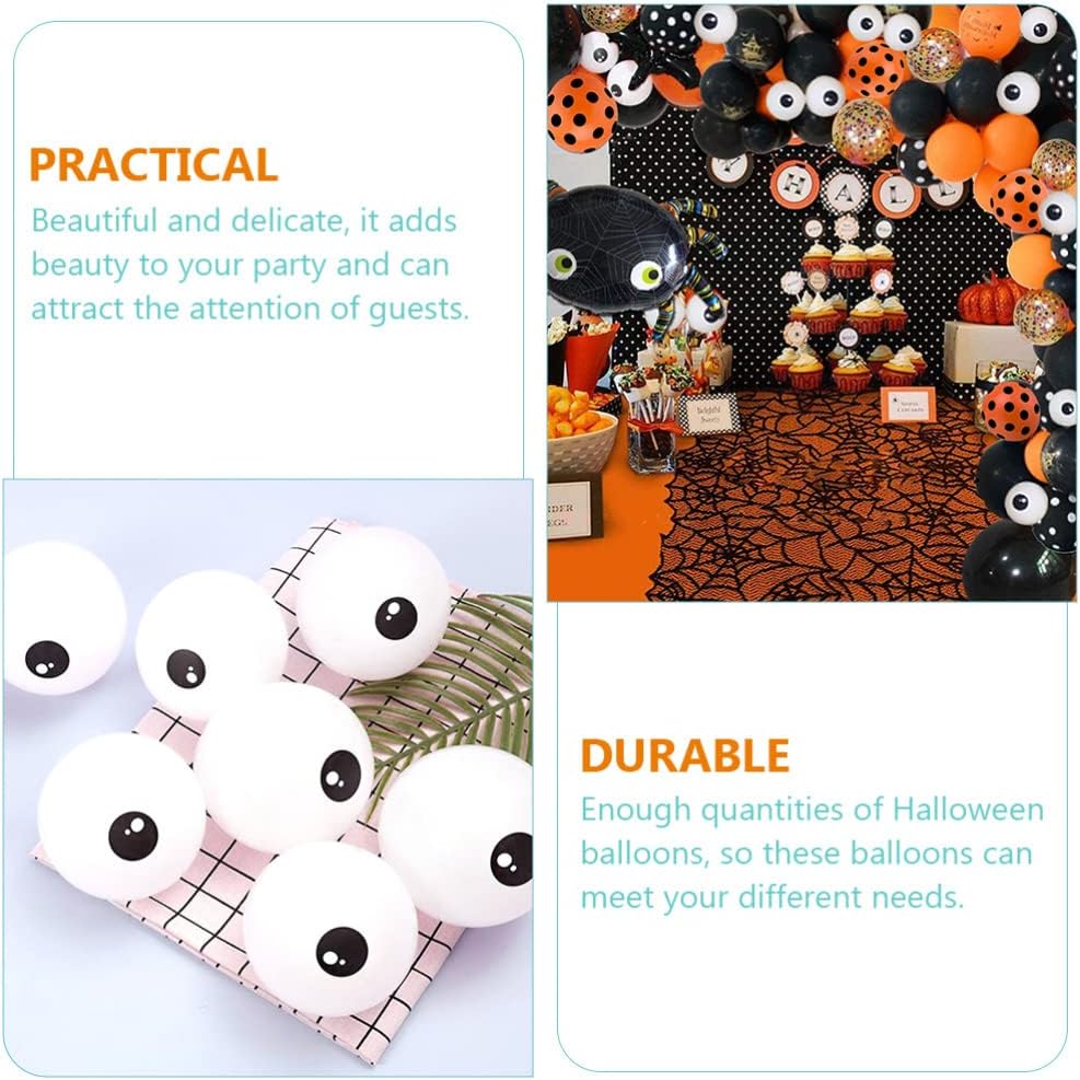 100pcs Halloween Eye Balloons Party Decor