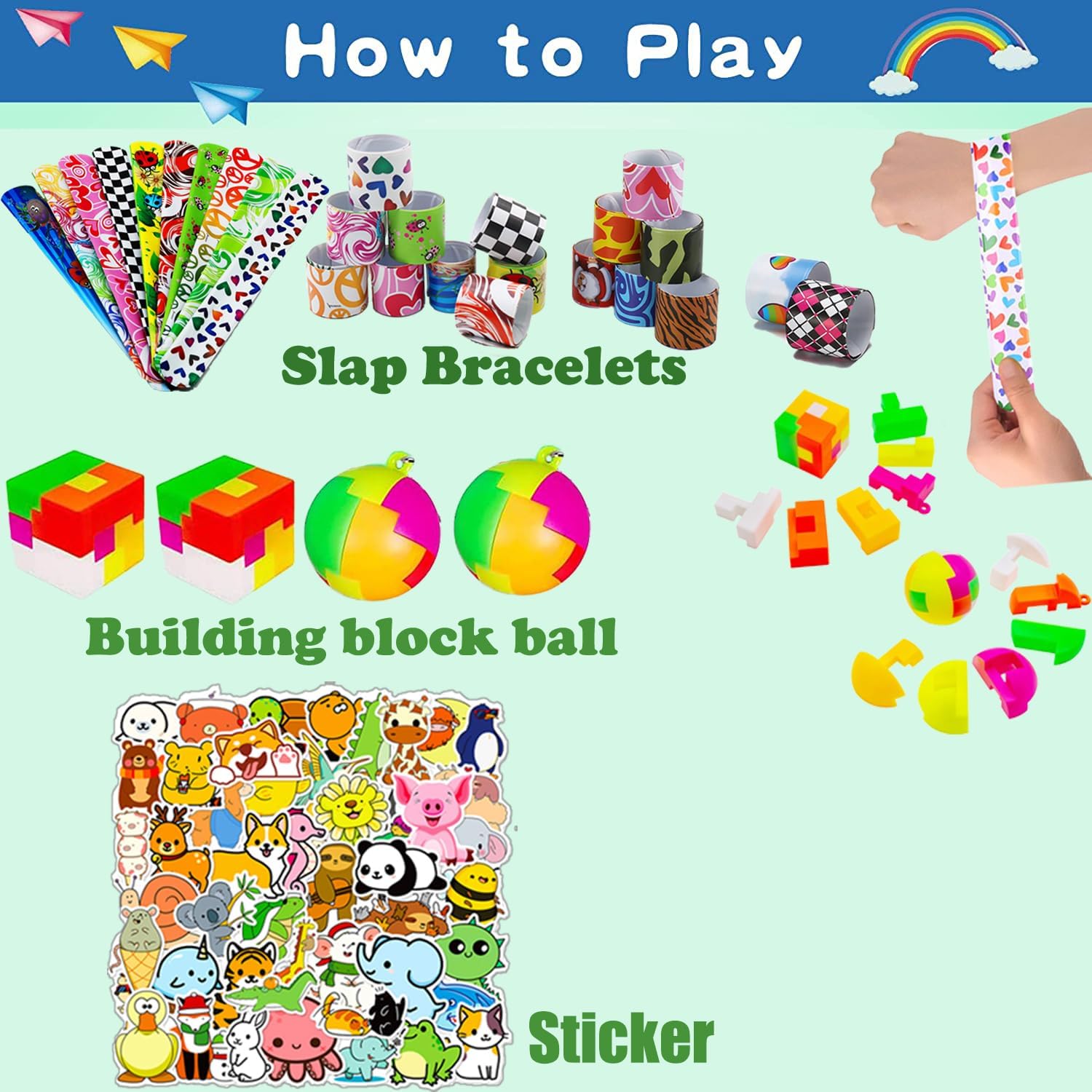 120 Pcs Fidget Party Favors for Kids