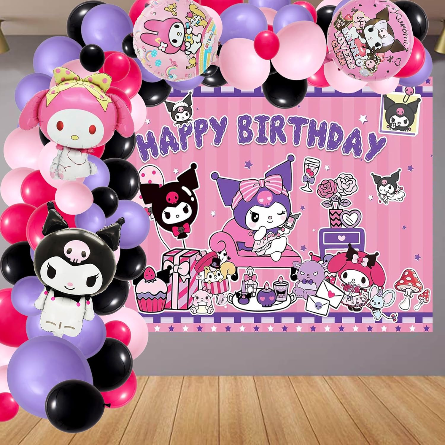 Signreen Kawaii Birthday Party Decor Kit
