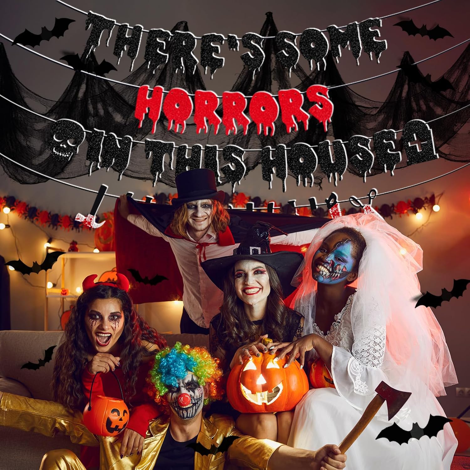 Crenics Halloween Party Decorations Set