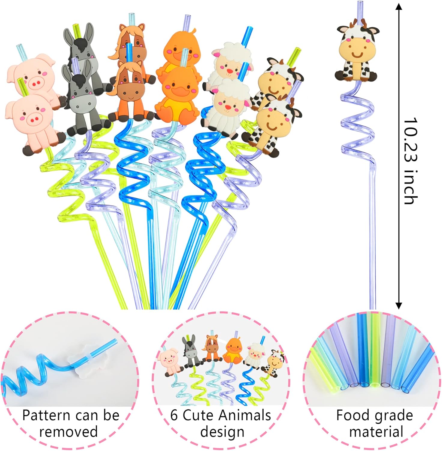 Farm Animals Party Favors Set 84PCS Kids Birthday Gifts