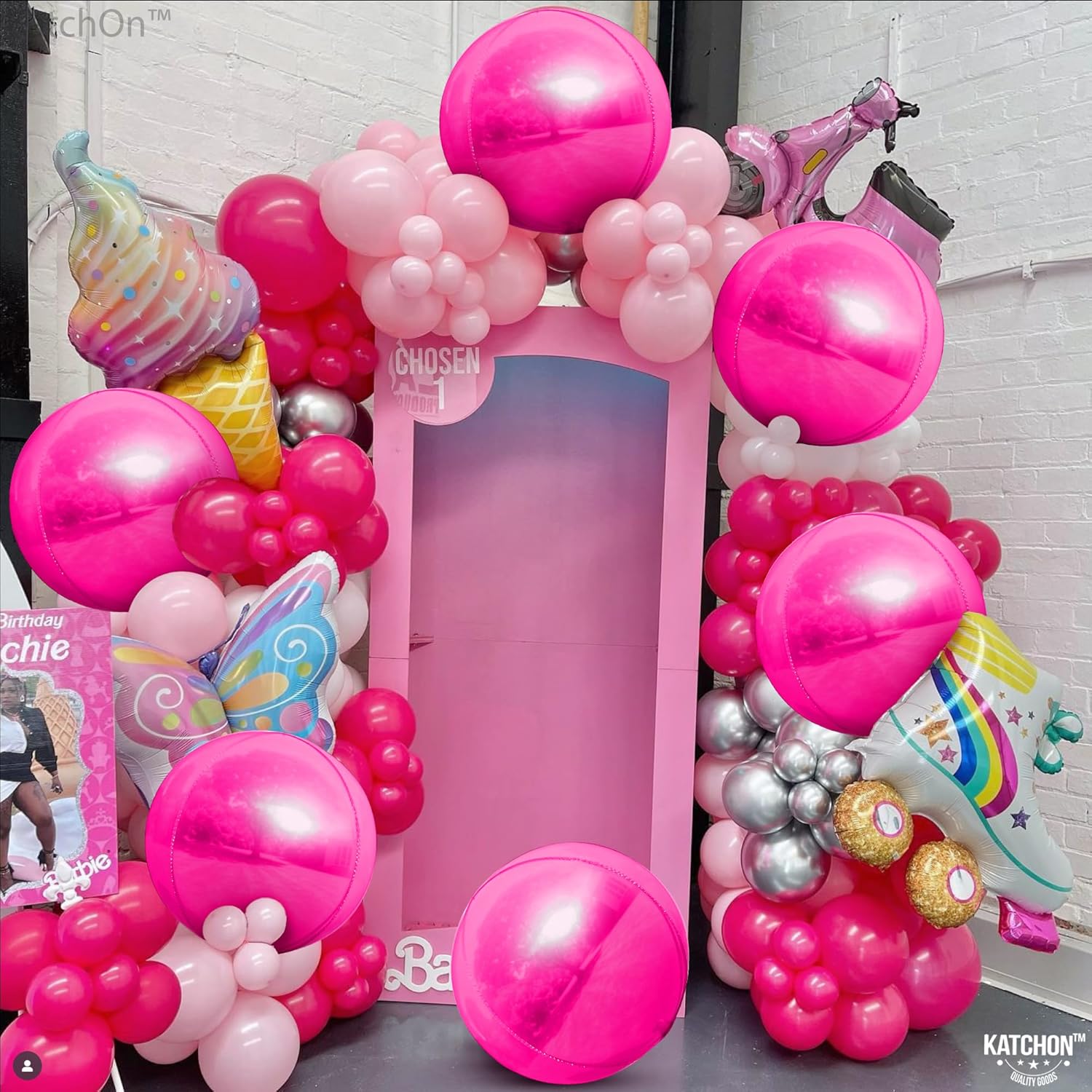 KatchOn Big Hot Pink Balloons 22 Inch Pack of 6