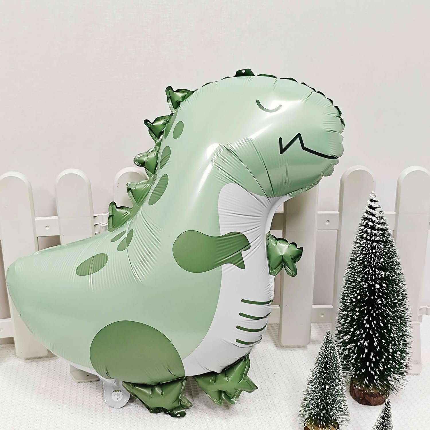 2PCS Dinosaur Foil Balloons for Jungle Birthday Party Decor