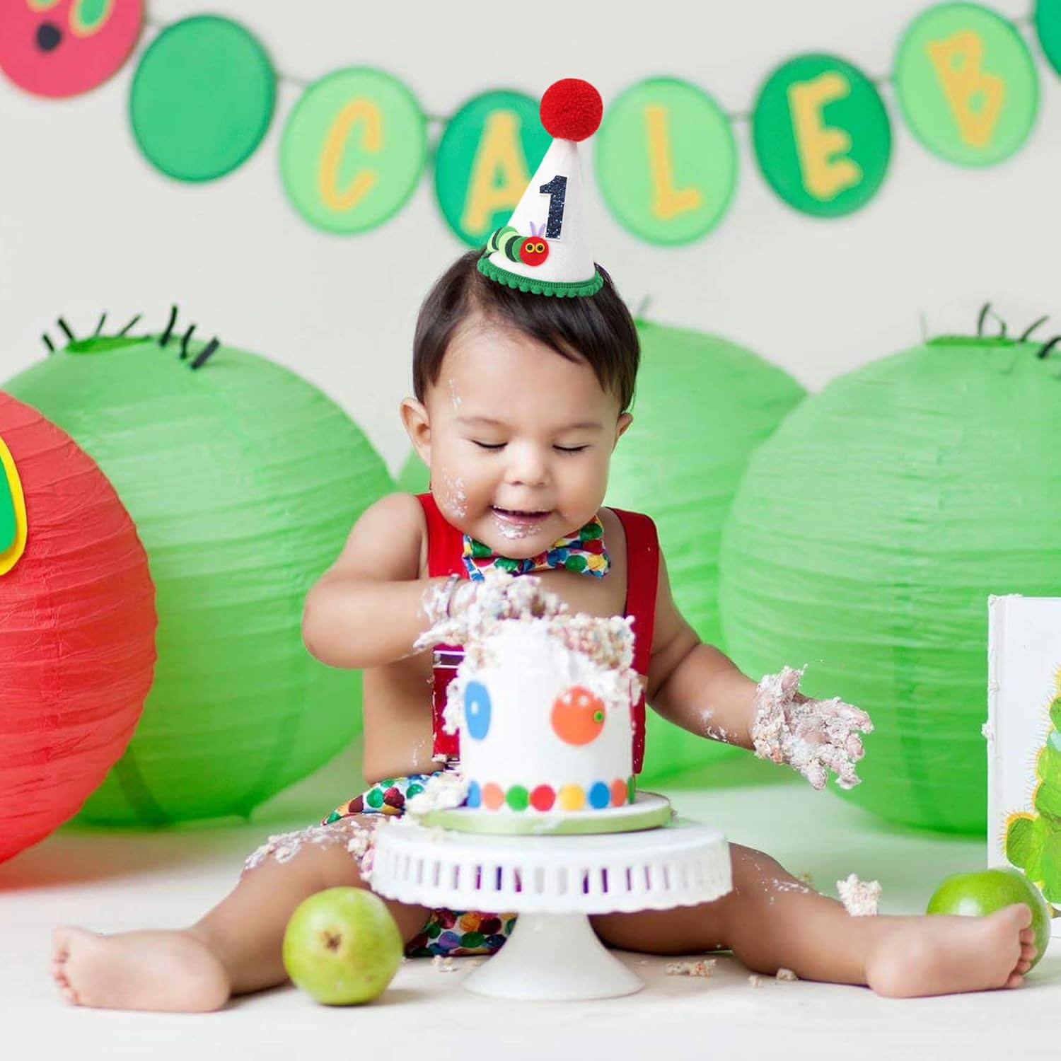 Hungry Caterpillar Birthday Crown for Boys
