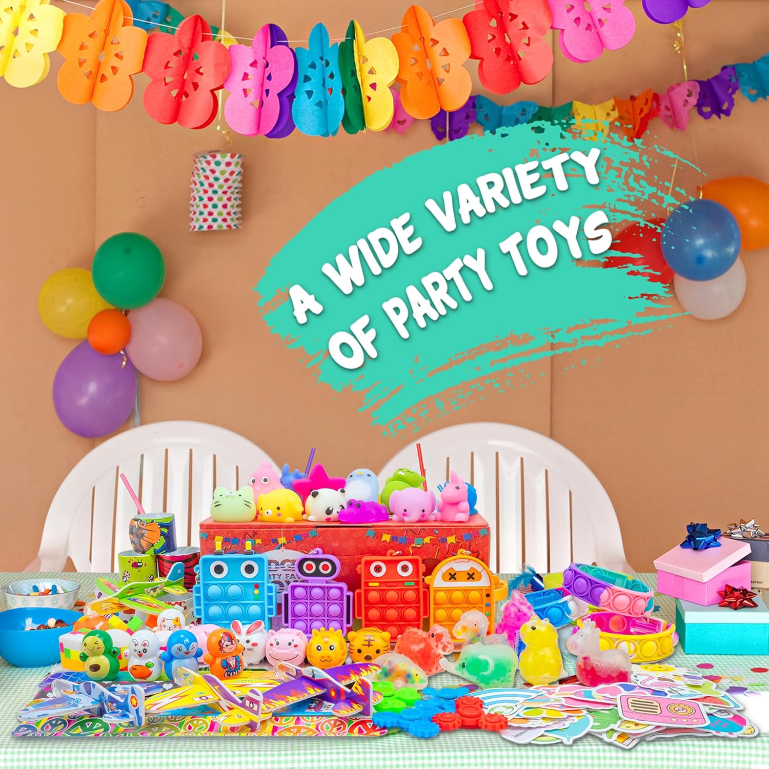 115 PCS Premium Party Favors for Kids 4-8-12