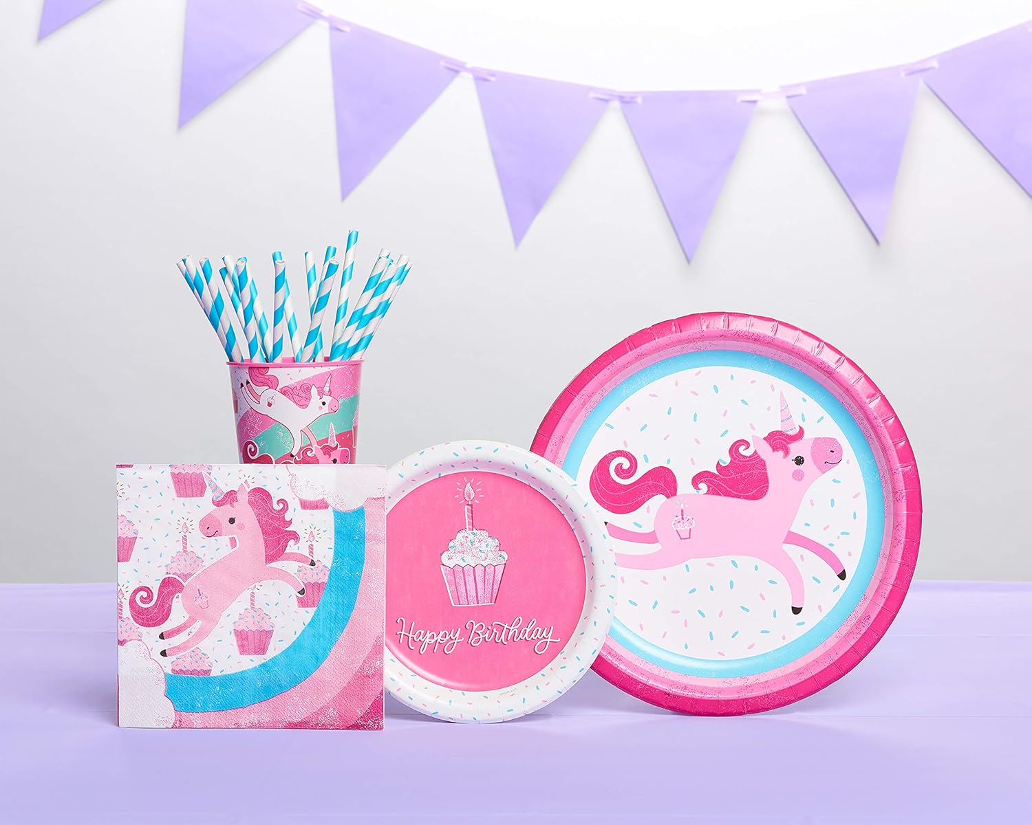 American Greetings Unicorn Party Napkins 80-Count