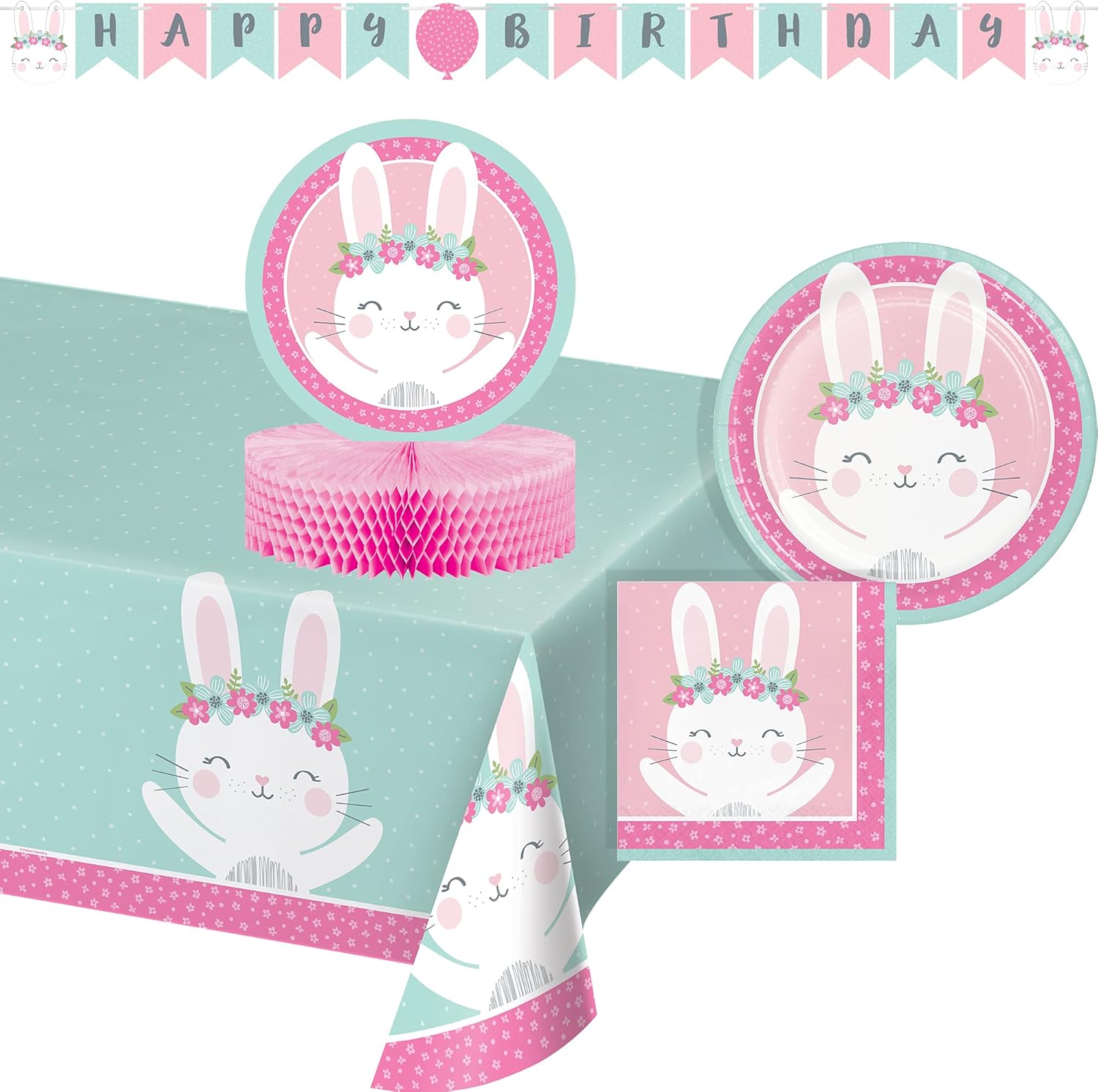 Trendware Bunny Party Kit Serves 8