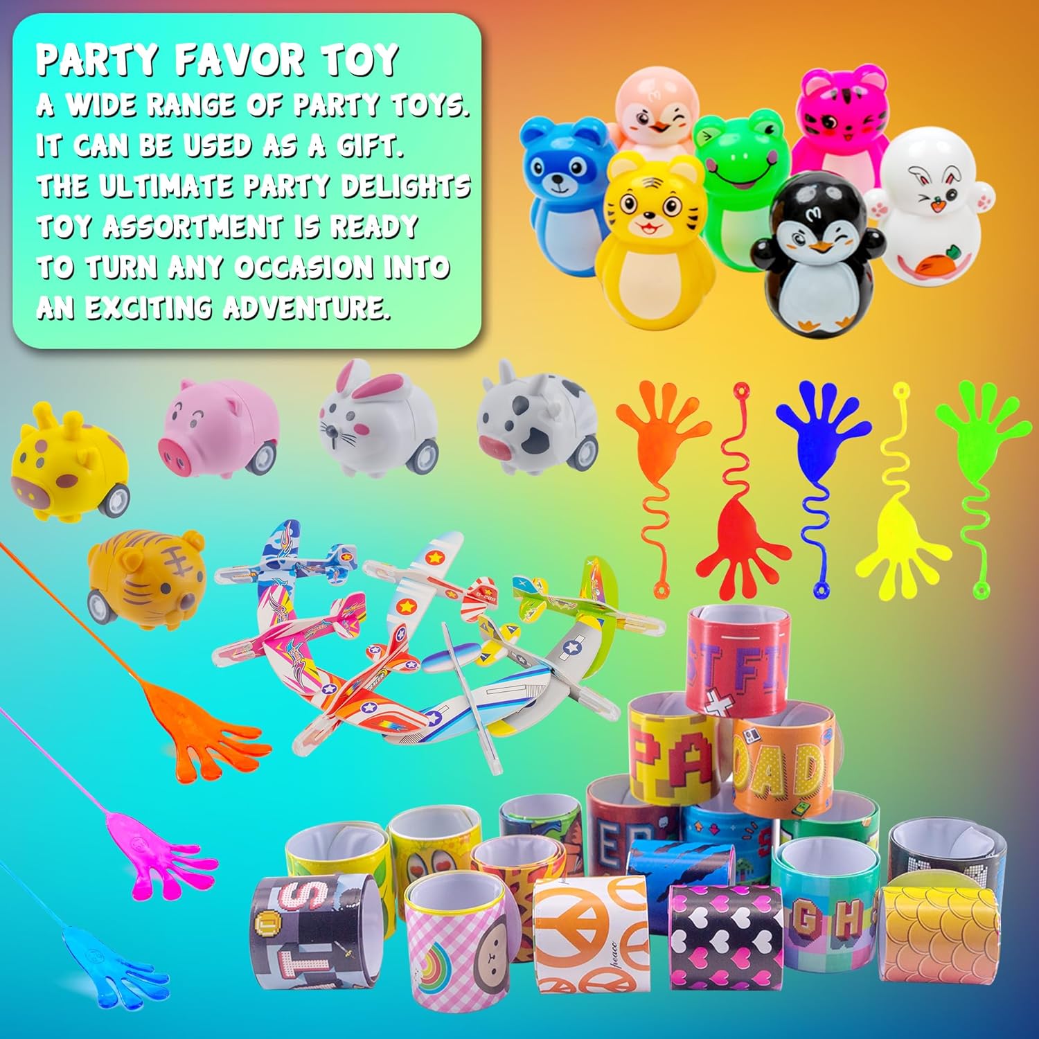 115 PCS Premium Party Favors for Kids 4-8-12
