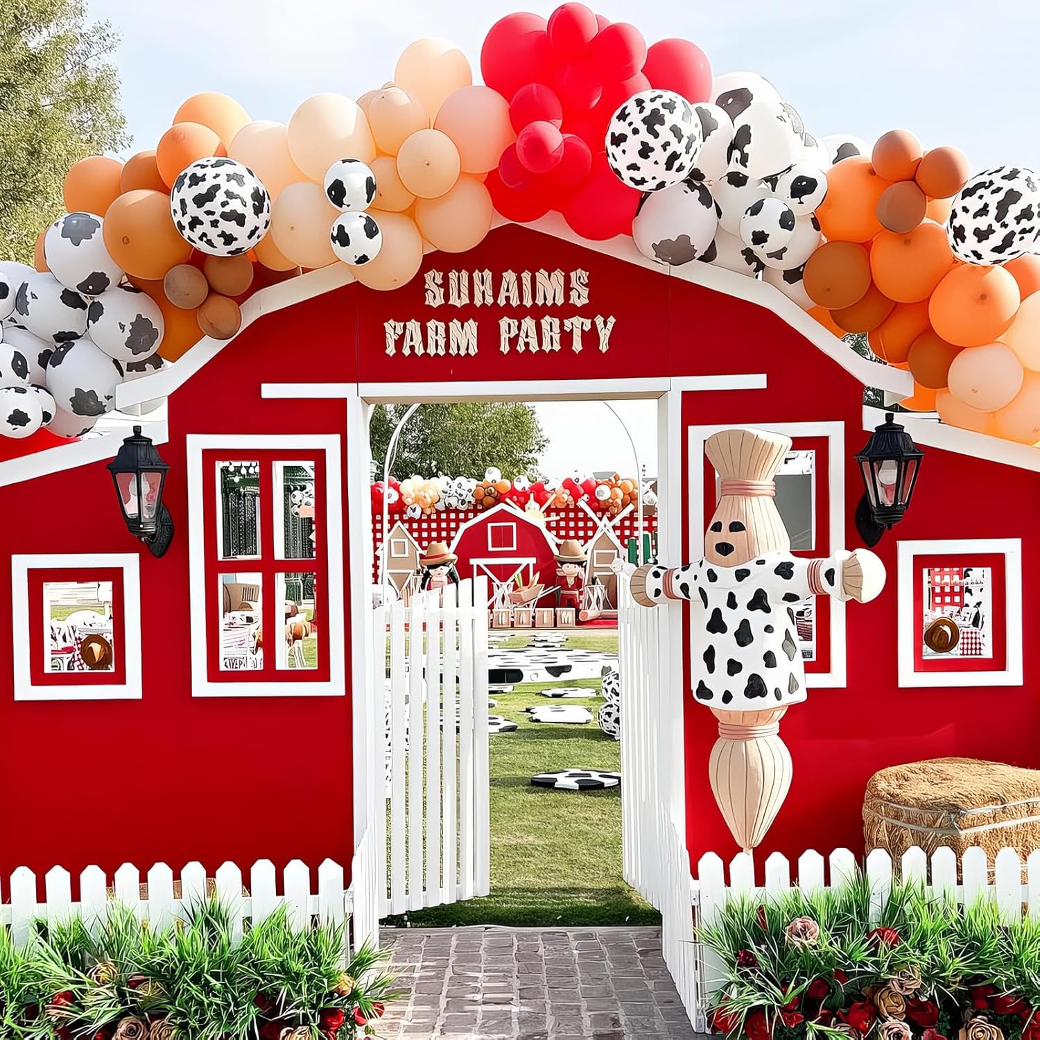 Froova Western Cowgirl Balloons 60 Pcs Party Decor