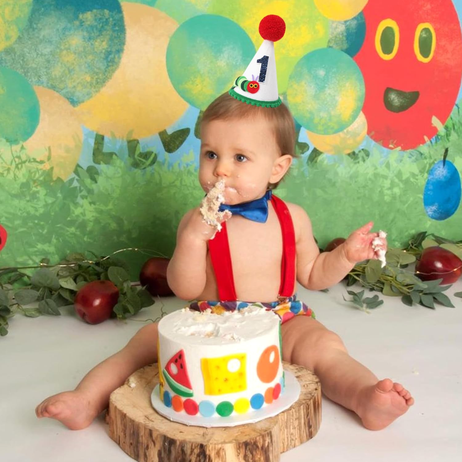 Hungry Caterpillar Birthday Crown for Boys