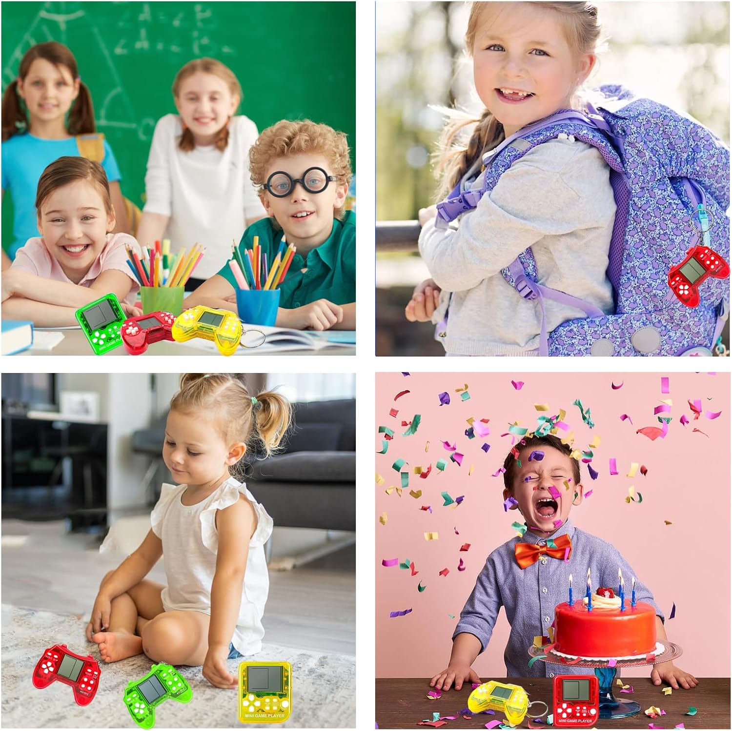DOEA 24Pcs Video Game Party Favors for Kids and Teens