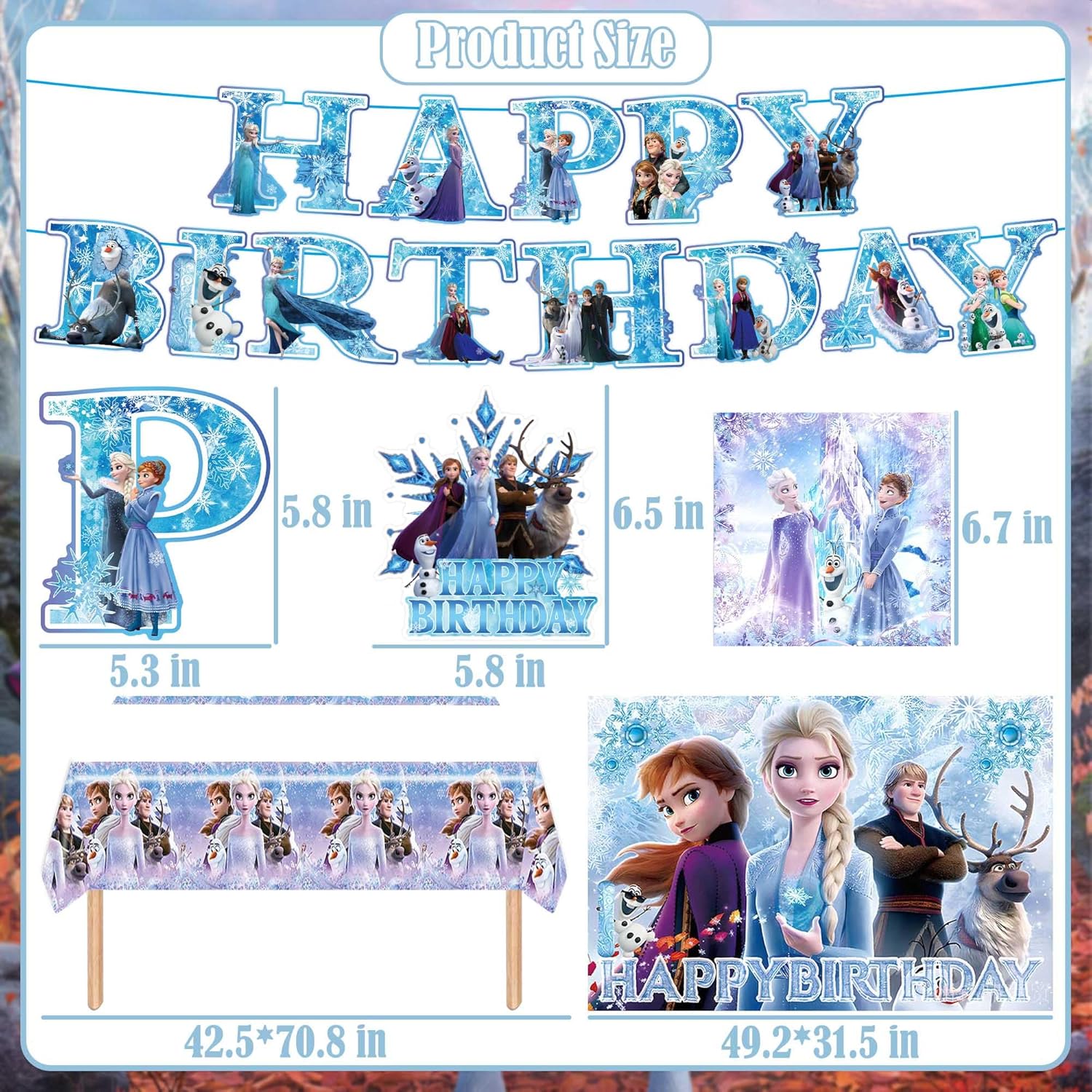 Birthday Party Decorations Supplies Set for Kids