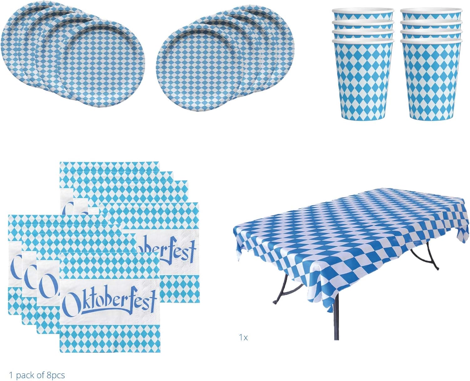 Oktoberfest Party Pack Bundle for 24 Settings