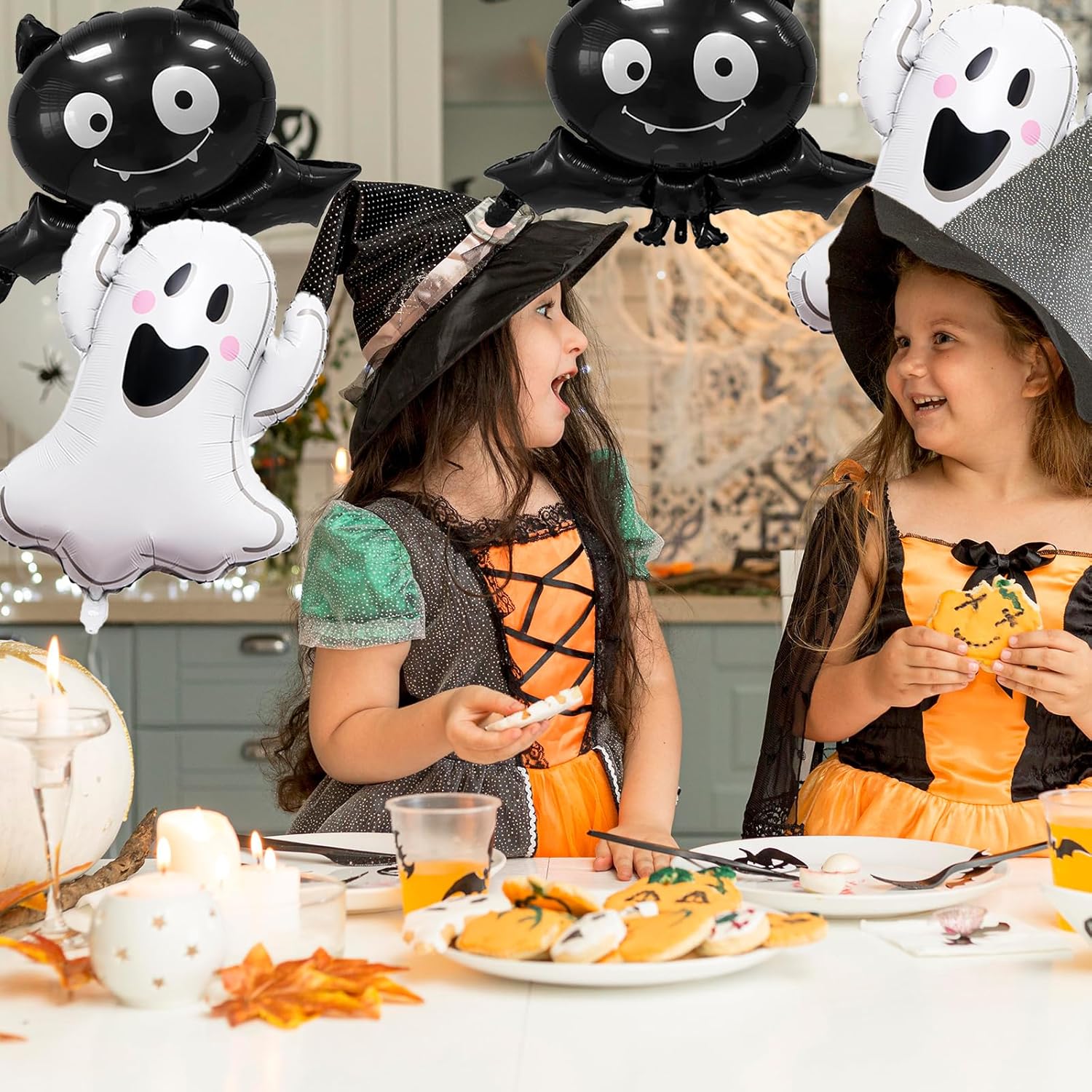 9Pcs Halloween Foil Balloons Decorations