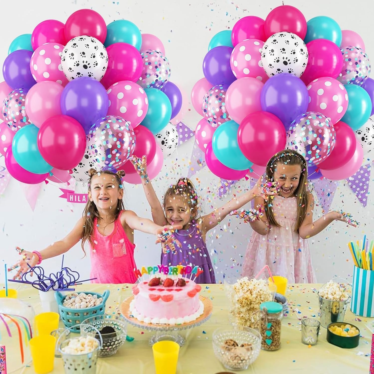 HILAVO Dog Paw Balloons Set of 60 12 Inch