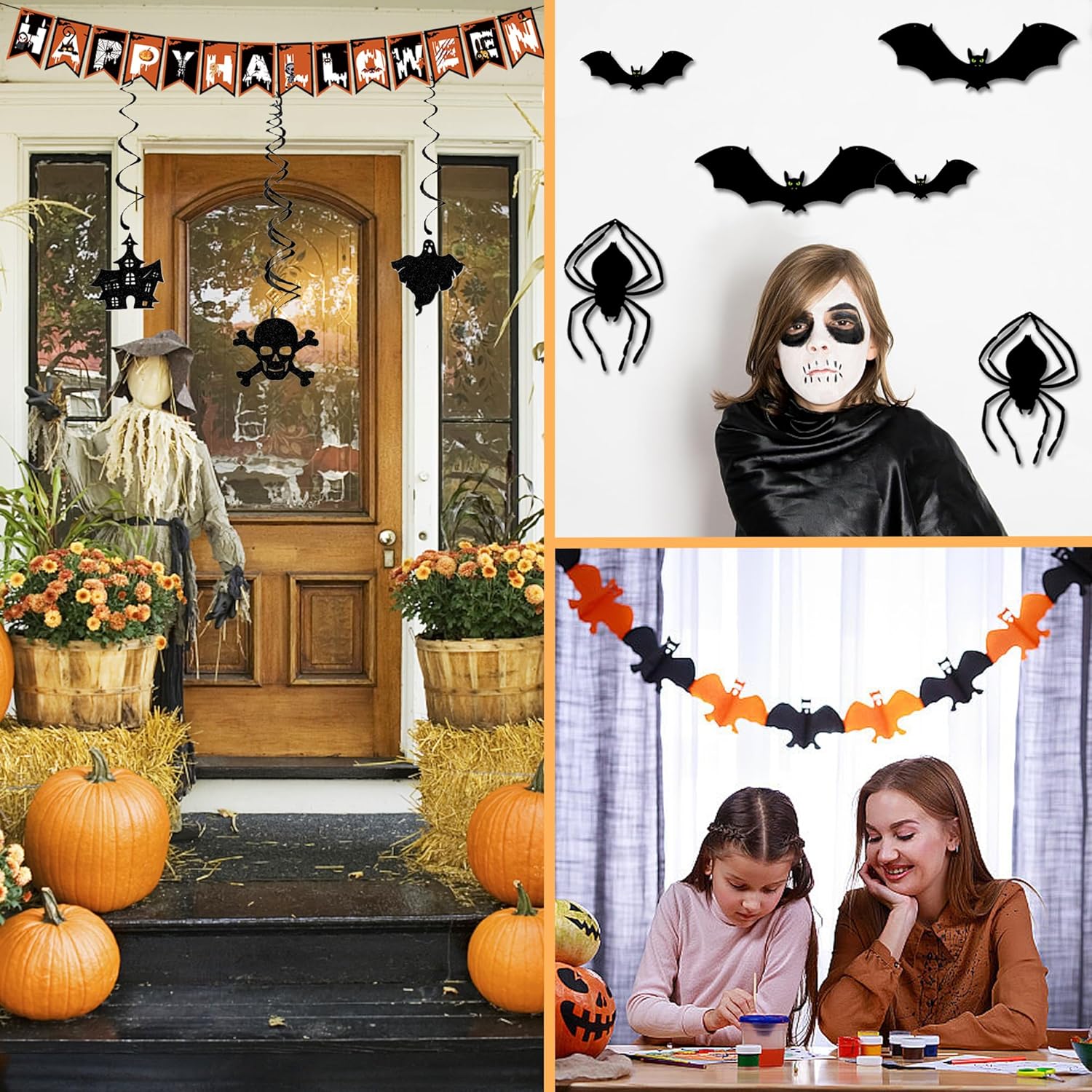 Chaohua Halloween Decor Set Indoor Outdoor