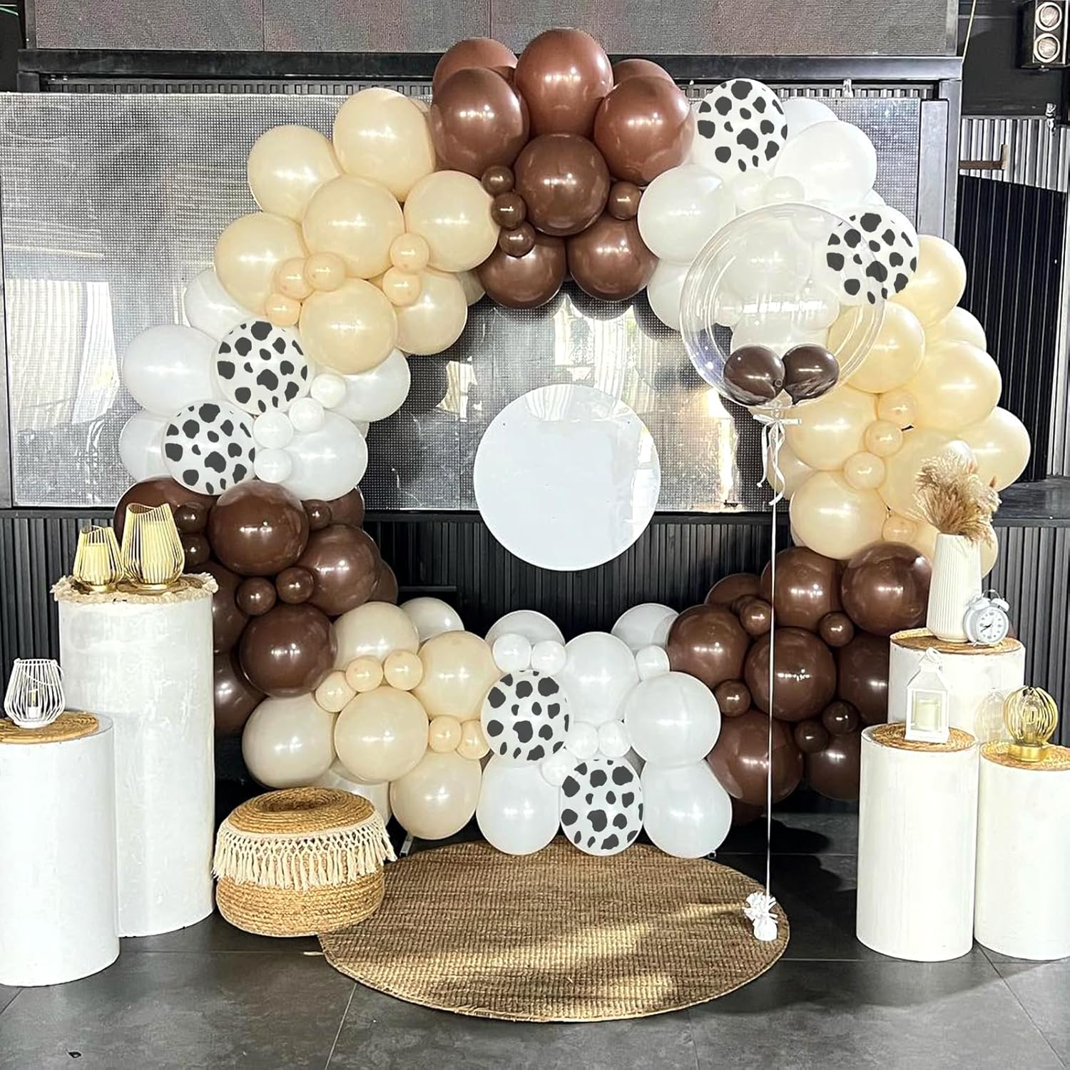 Brown Cow Balloons for Western Themed Party Decorations