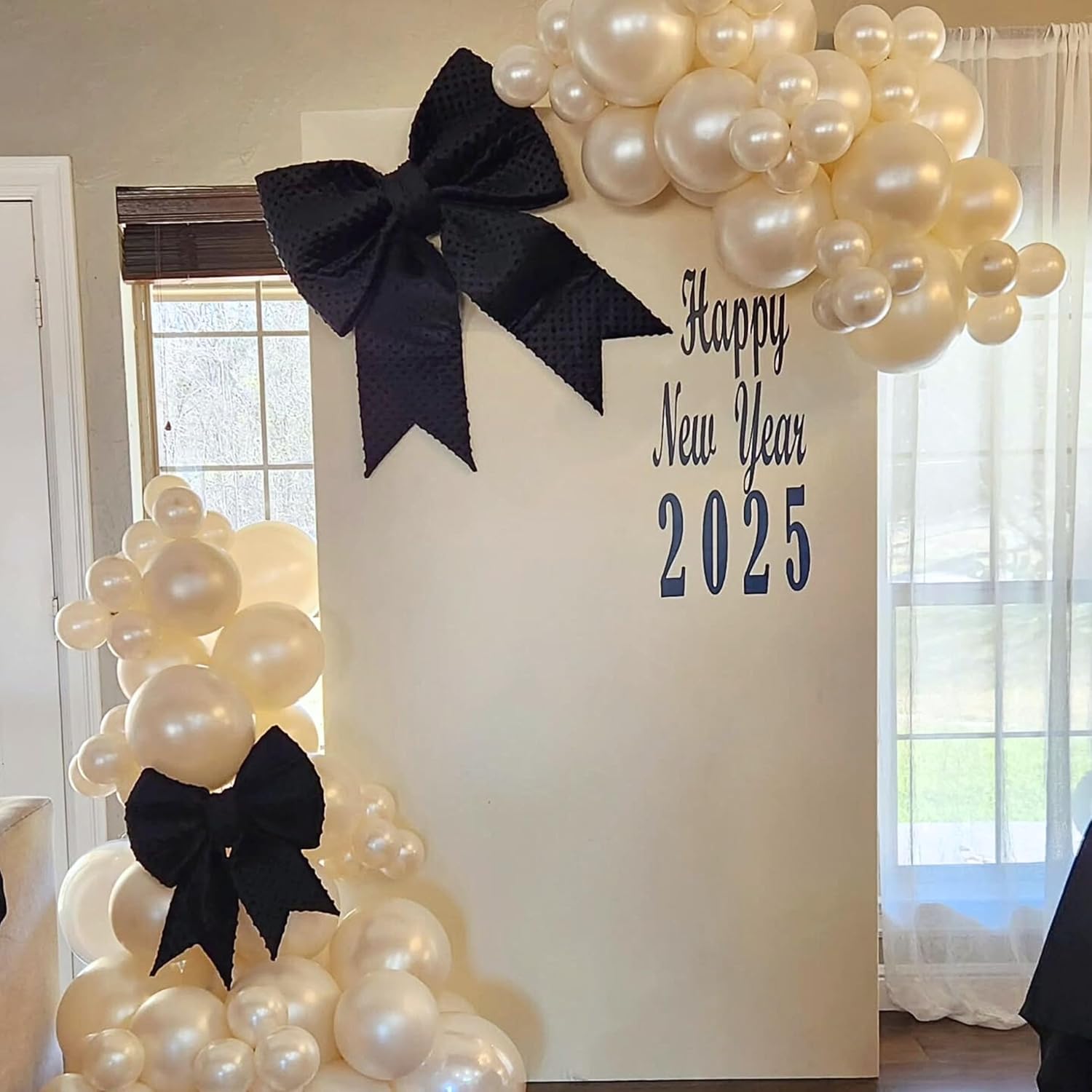 FunHot White Balloons Garland Arch Kit 120Pcs