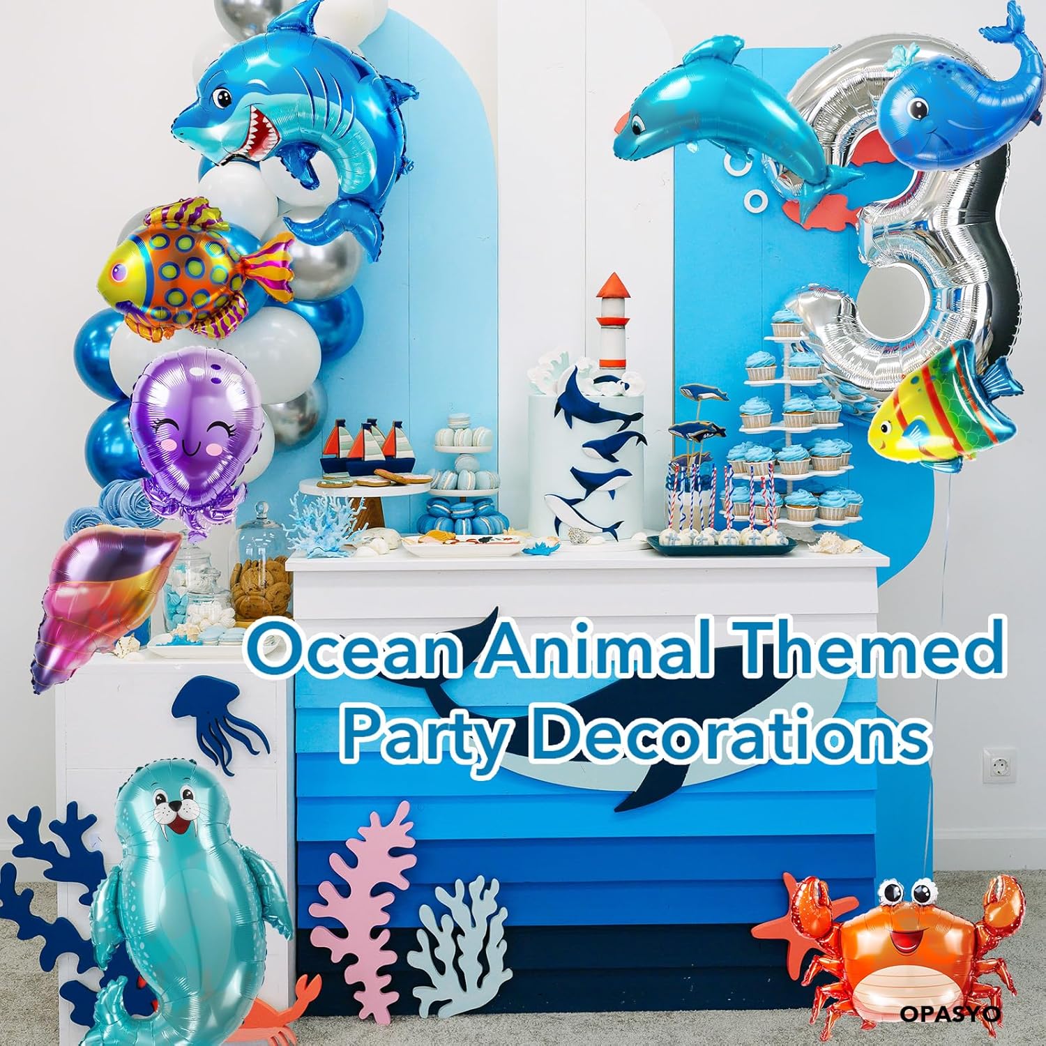 Sea Animal Balloons for Under the Sea Party Decorations