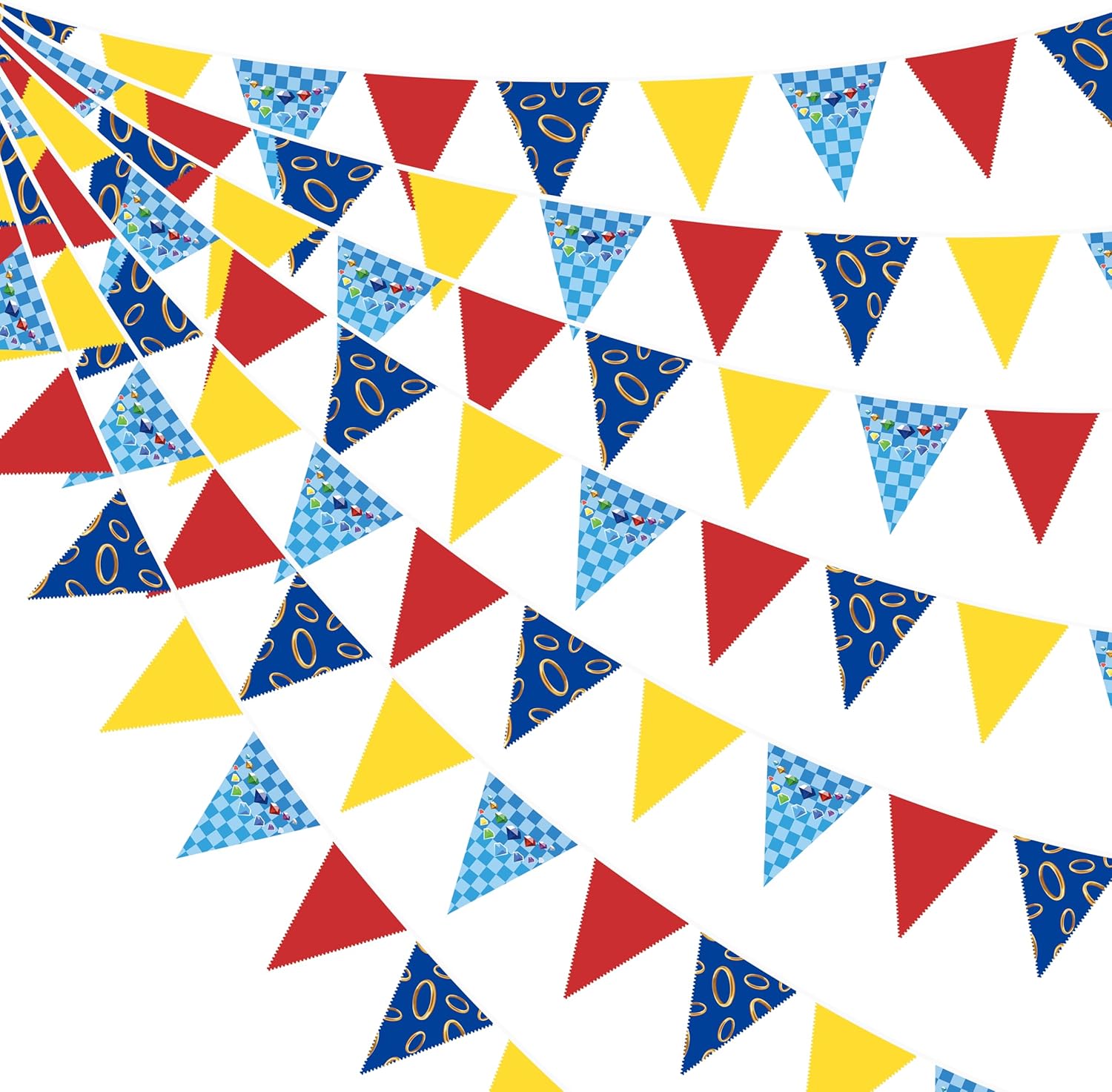 Pinkblume 32 Foot Hedgehog Birthday Garland Decorations