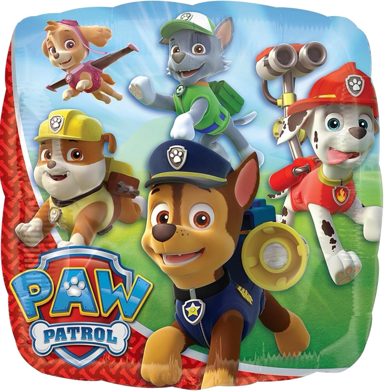 Anagram Paw Pups on Patrol 4pc Foil Balloons