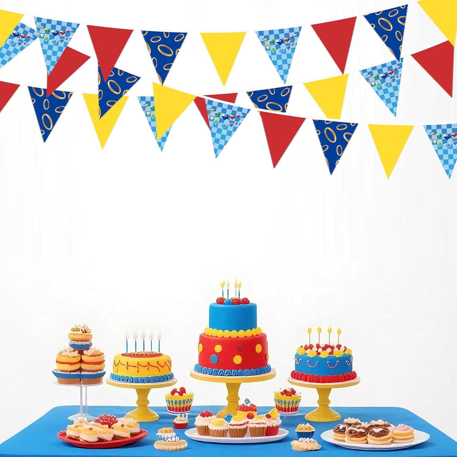 Pinkblume 32 Foot Hedgehog Birthday Garland Decorations