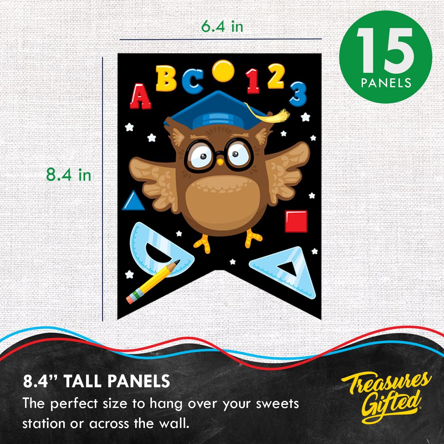 Treasures Gifted Kindergarten Graduation Decorations Set of 3