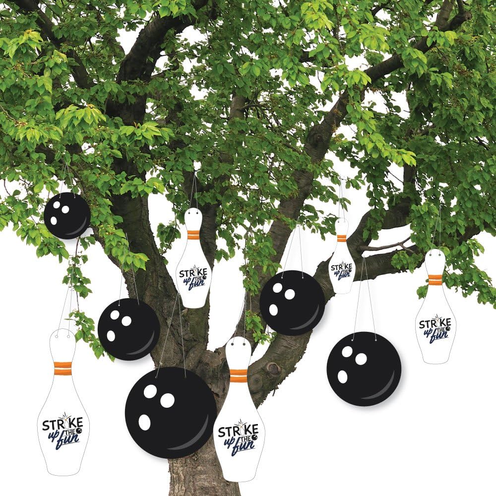 Strike Up the Fun Bowling Hanging Decor 10 Pieces