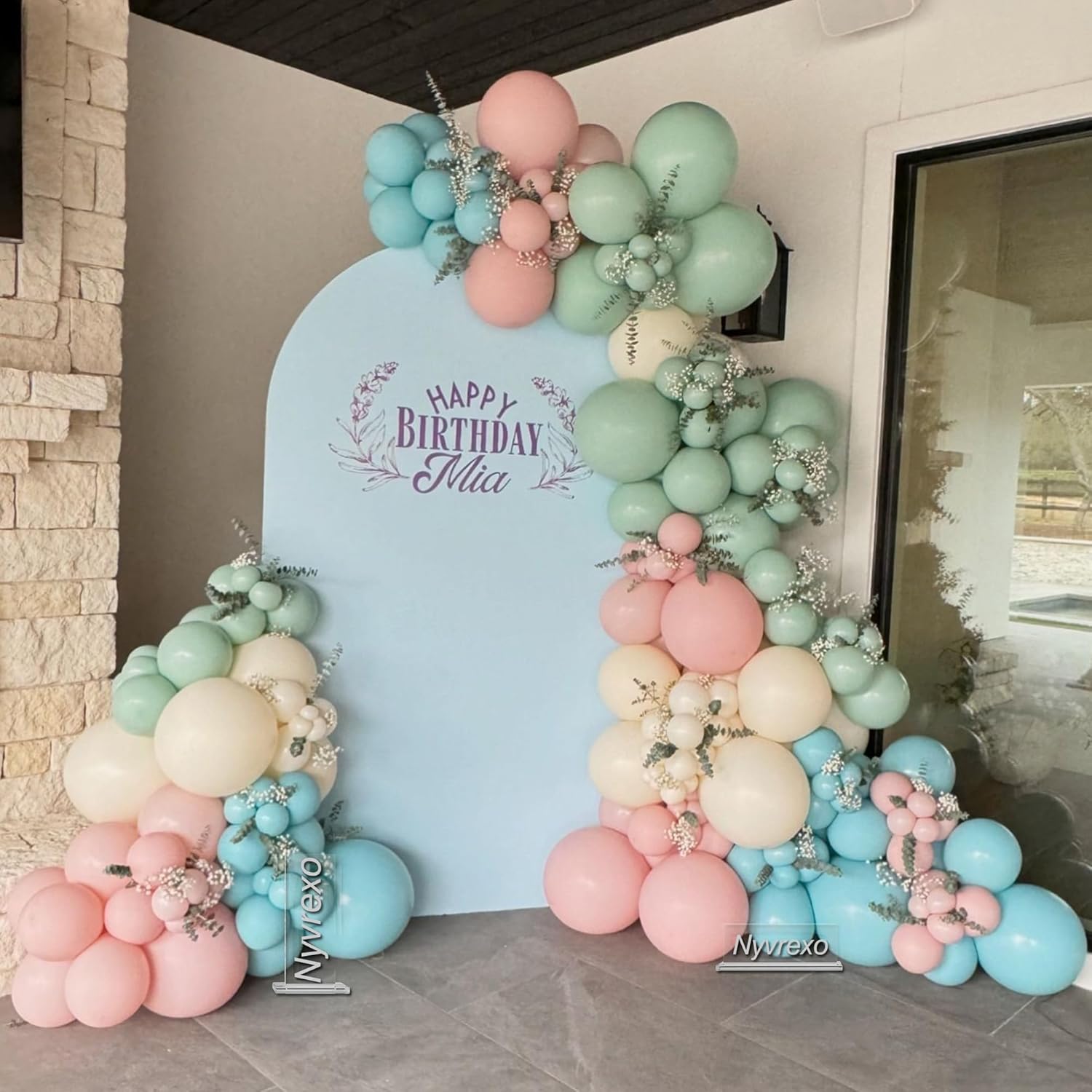 161pcs Spring Tea Party Balloon Arch Kit