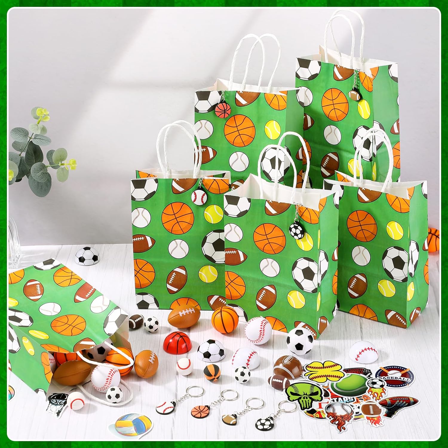 Aoriher 200 Pcs Sport Party Favors Set