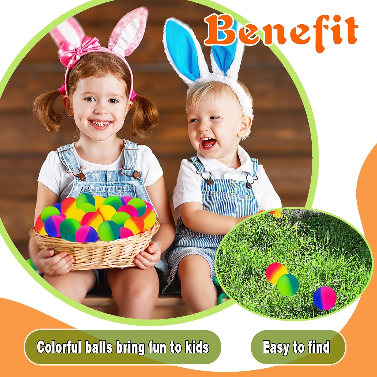 25 Pcs Jumbo Super Bouncy Balls for Party Favors