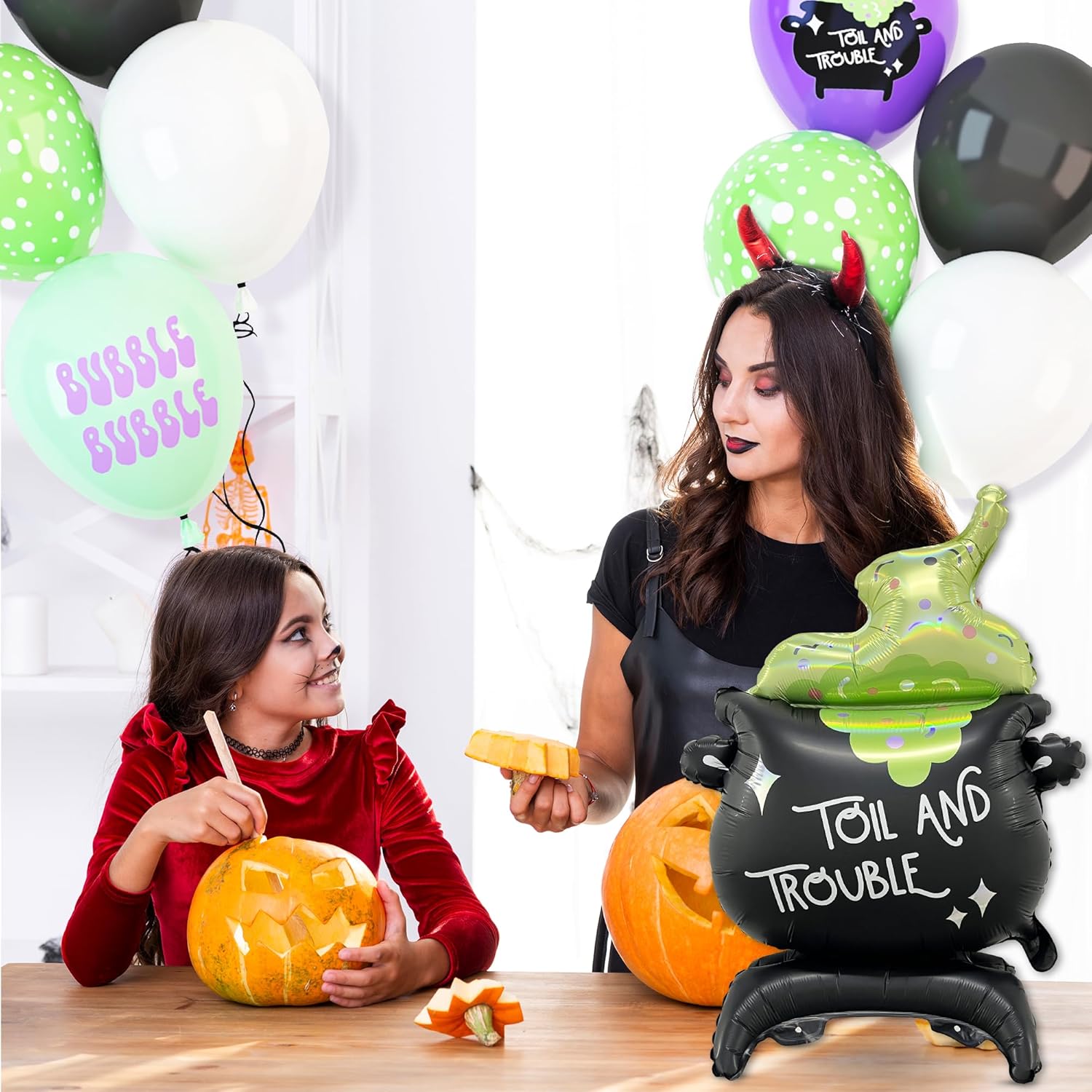 HOUSE OF PARTY 50PCS Halloween Balloons Arch Kit
