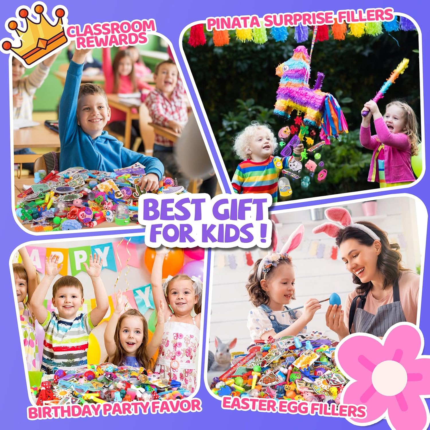 350pcs Party Favors for Kids Ages 3-12