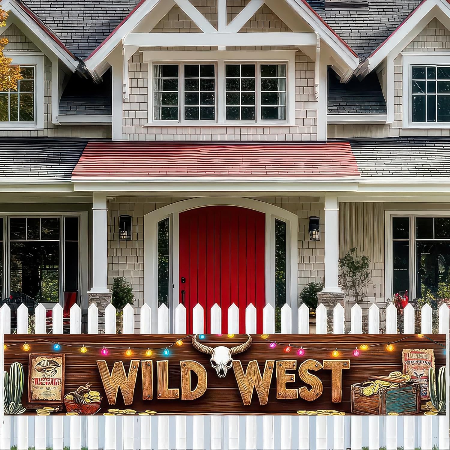 Wild West Decor Banner 118 x 20 Inches